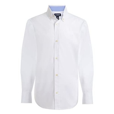 Chaps Boys' Long Sleeve Solid Button-Down Woven Shirt