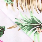OCHENTA Mens' Little & Big Boy's Print Button Down Hawaiian Shirt