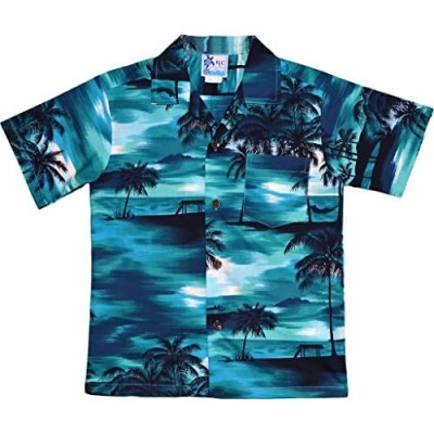 RJC Boy's Waimea Sunset Hawaiian Shirt