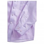 Tuxgear Boys Long Sleeve Button Up Dress Shirt with Necktie and Pocket Square