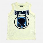 BATMAN 2 Pack Boy's Sleeveless Tee Shirt Set Superhero Printed Undershirt for Toddler Kids