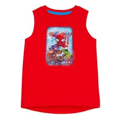 H.I.S. International Toddler Boys Super Hero Adventures Muscle Tank- 3D Spiderman