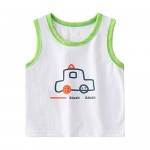 Rixin 3PCS Pack Baby Boys Vest Tops Sleeveless Cartoon Print Tank Top Summer Shirts 2-7T