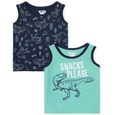 The Children's Place Boys' Graphic Tank Tops  Pack of Two