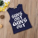 Toddler Boys Sun's Out Guns Out Tank Top Sleeevless T Shirt Tees Undershirts
