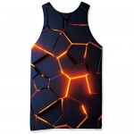 TUONROAD Mens 3D Graphic Printed Tank Top Cool Muscle Sleeveless Tees Gym Workout Shirt