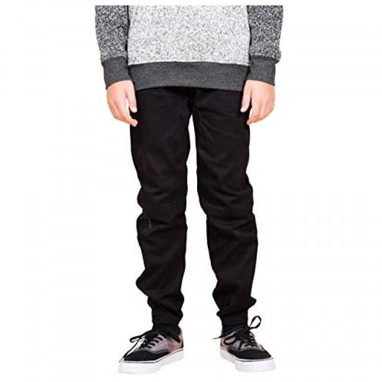 BROOKLYN ATHLETICS Boys' Big Super Soft Twill Pants-Available in Multiple Styles & Colors