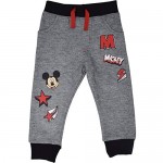 Disney Mickey Mouse Boys 2 Pack Fleece Drawstring Pants