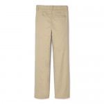 French Toast Boys' Pleated Double Knee Pant with Adjustable Waist