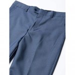 Isaac Mizrahi Boys' Slim Fit Birdseye Texture Dress Pants