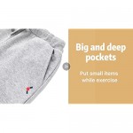 KOWDRAGON Kids Jogger Sweatpants with Pockets Basic Fleece Pants for Boys or Girls (3-12Years)