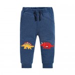 Little Boys Trousers Cute Cartoon Printed Casual Knit Elastic Pants Toddler Boy Soft Cotton Sweatpants