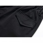 LOKTARC Boys' Pull-On Slim Fit Camo Cargo Jogger Pants