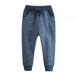 Qin.Orianna Little Boys Cartoon Pattern Cotton Drawstring Elastic Sweatpants Sport Jogger Pants with Pocket