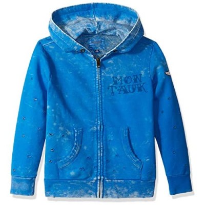 Butter Boys' Destroy Wash French Terry Zip Up Hoodie