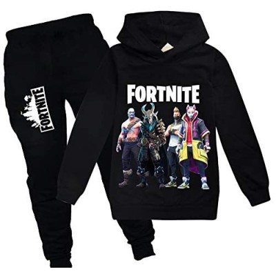 Fortnite Hoodies and Sweatpants Suit For Boys Girls 2 Piece Outfit Kids Sweatshirt Set