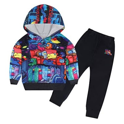 Hoodie and Pants Boys Sweater and Sweatpant Set for Kid