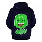 J-e-lly Children's Hoodies 3D Print Unisex Pullover Hooded Sweatshirts for Boys/Girls/Teen/Kid's