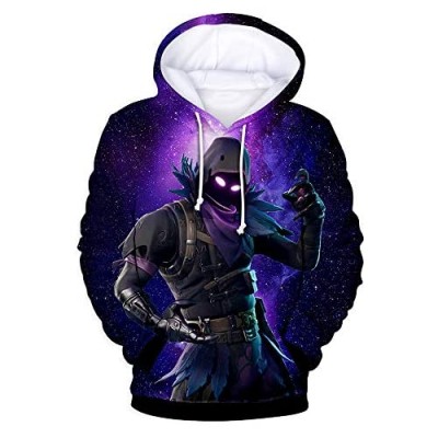 JALYCOS Unisex 3D Printed Hoodies Pullover Sweatshirts with Pockets  Thin Coat for Kid/Audlt