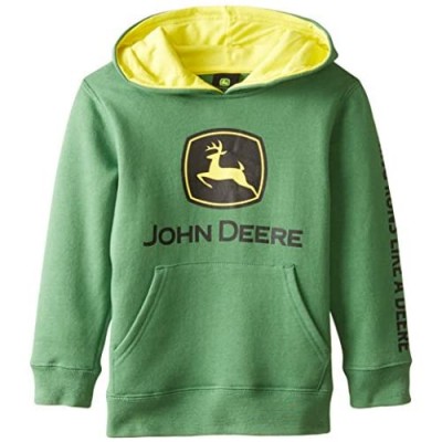 John Deere Tractor Little Boys' Pullover Fleece Hoody Sweatshirt