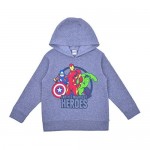 Marvel Avengers Boy's 2-Piece Zip Up Hoodie and Hooded Sweatshirt Set