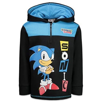 SEGA Sonic The Hedgehog Fleece Half-Zip Hoodie