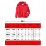 Spring&Gege Youth Solid Fleece Hoodies Pullover Hooded Sweatshirts for Children (3-12 Years)