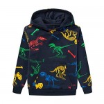 TLAENSON Kids Hoodies for Boys Girls Lightweight Dinosaur Hoodie Toddler Sweatshirt Long Sleeve Hooded Pullover