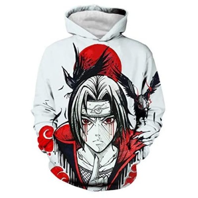 ZIMCA Boy Naruto 3D Printed Pullovers Casual Pouch Pocket Hoodies