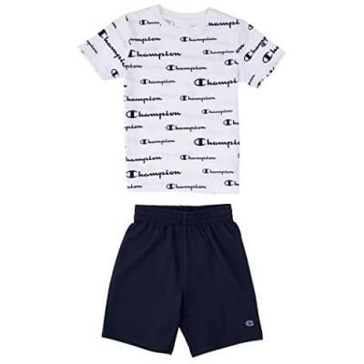 Champion Little Boys 2-7 Short Sets Mesh and French Terry Shorts