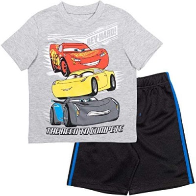 Disney Cars Lightning McQueen T-Shirt & Shorts Set -