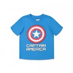 Marvel Avengers Captain America Boys Short Sleeve T-Shirt and Mesh Shorts Set