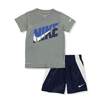 Nike Boys' 2-Piece Shorts Set Outfit - Navy  5