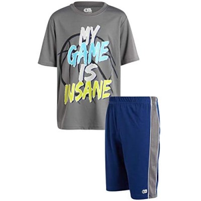 Only Boys Basketball Short Set - 2 Piece Athletic Tee Shirt and Short Sets