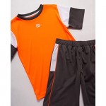 RBX Boys’ Active Shorts Set – 4 Piece Performance T-Shirt and Shorts Kids Clothing Set