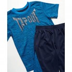 TapouT Boys' Active Shorts Set - Short Sleeve T-Shirt and Gym Shorts Performance Kids Clothing Set (2 Piece)