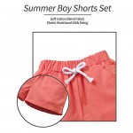 Toddler Baby Boy Clothes Shirt Tops Shorts Set Little Boy Summer Outfits Baby Boy's Clothing