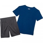 Under Armour Boy's HeatGear Ombre Base Shirt and Shorts Set