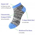 15 Pairs Kids Low Cut Socks Half Cushion Sport Ankle Athletic Socks for Boy Girl
