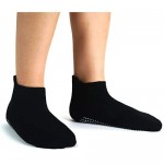 Aminson Kids Boys Girls Active Grip Ankle Low Cut Athletic Socks - Anti Non Skid Slip Slipper Crew Socks 6-12 Pack