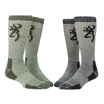 Browning Poplar Sock  2 Pairs of Wool-Blend Boot Socks