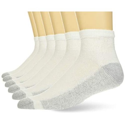 Cushion Ankle Socks (186/6) White  10-13