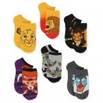 Disney The Lion King Boy's Girl's Teen Adult's 6 pack Socks Set (9-11 Womens (Shoe: 4-10) Gold/Multi)