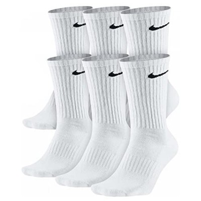 Nike Boys Crew White Sock 6 pr. 5Y-7Y Sock