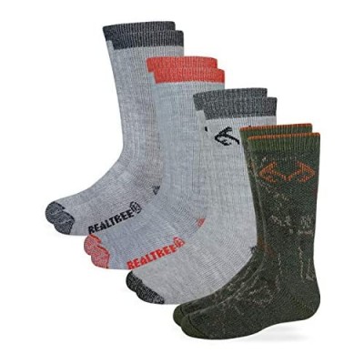 Realtree Boys Boot Sock (4- Pack) Multi  Small