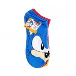 Sonic The Hedgehog Boys No Show Video Game Socks (5 Pack) Sock Size: 9-11 Sonic Big Faces
