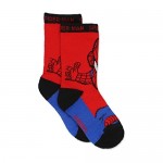 Super Hero Adventures Spider-Man Boys 6 pack Athletic Crew Socks (Baby/Toddler)