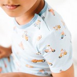 Magnetic Me Soft Modal 2 Piece Toddler Pajamas Set for Boys and Girls with Easy Magnet Closure