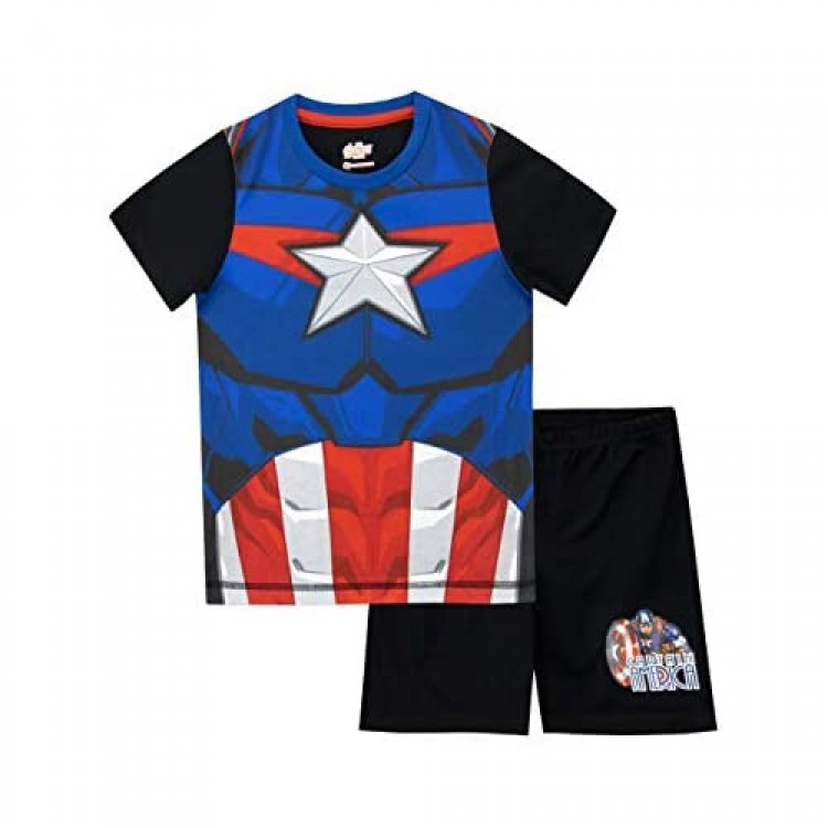Marvel Boys' Captain America Pajamas