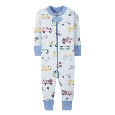 Moon and Back by Hanna Andersson Baby/Toddler Boys' and Girls' One-Piece Organic Cotton Footless Pajamas
